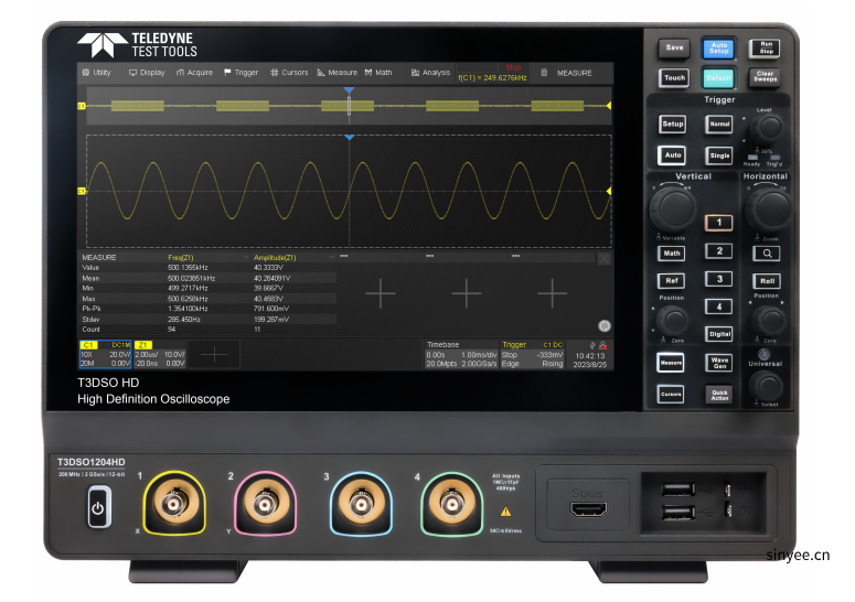 T3DSO1000HD數字示波器100–200 MHz